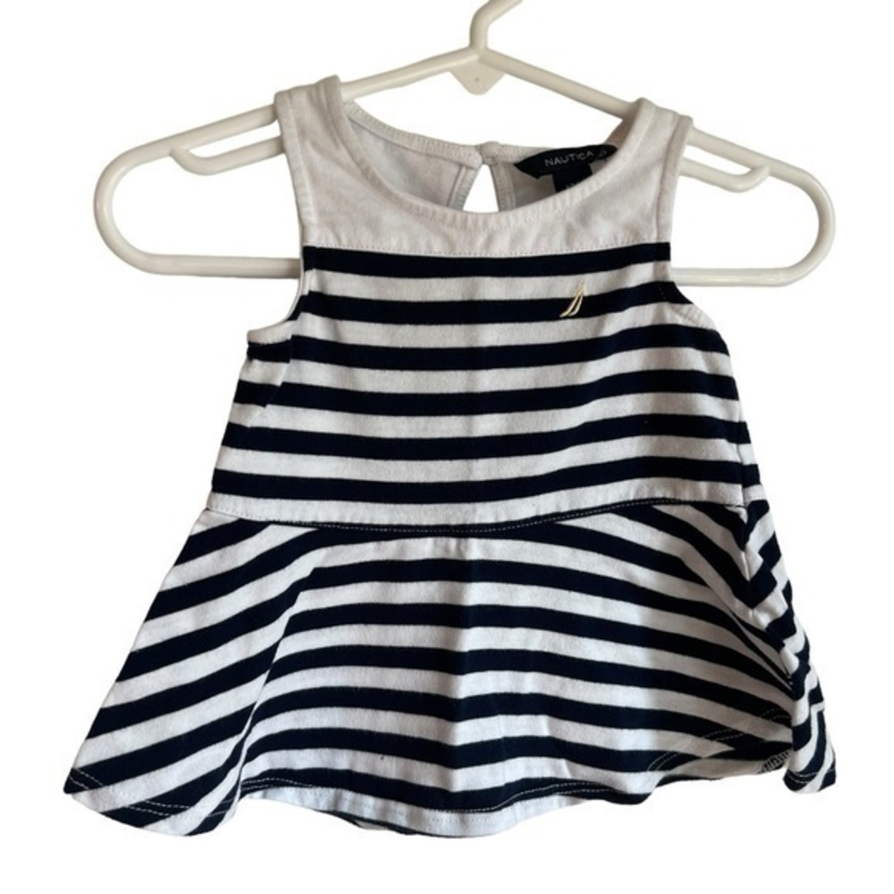 Nautica Stripe Dress 12 months